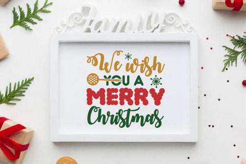 We wish you a merry christmas SVG Angelina750 