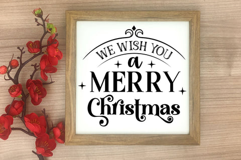 We wish you a merry christmas SVG Design SVG Regulrcrative 