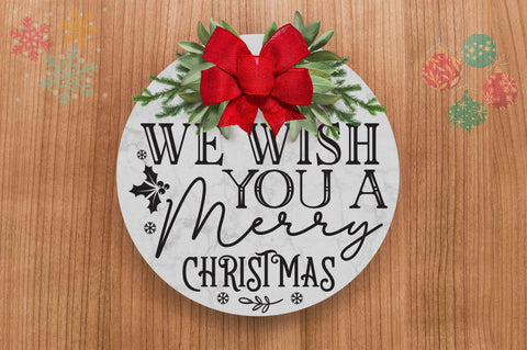 We wish you a merry christmas SVG Design SVG Regulrcrative 
