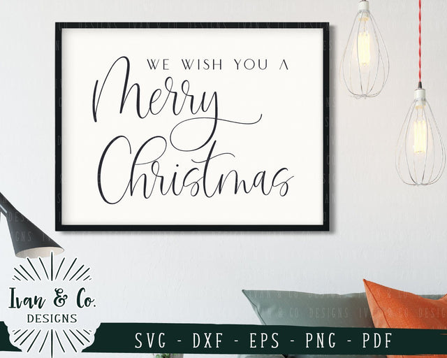We wish you a Merry Christmas SVG Files | Christmas | Holidays | Winter SVG (750935315) SVG Ivan & Co. Designs 