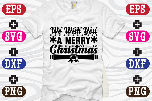 We Wish You A Merry Christmas SVG Nurstore 
