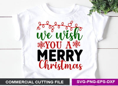 We Wish You A Merry Christmas SVG SVG CraftingStudio 