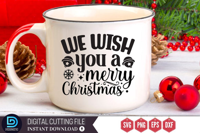 We wish you a merry christmas SVG SVG DESIGNISTIC 