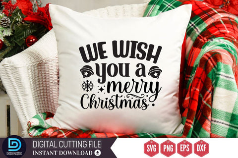We wish you a merry christmas SVG SVG DESIGNISTIC 
