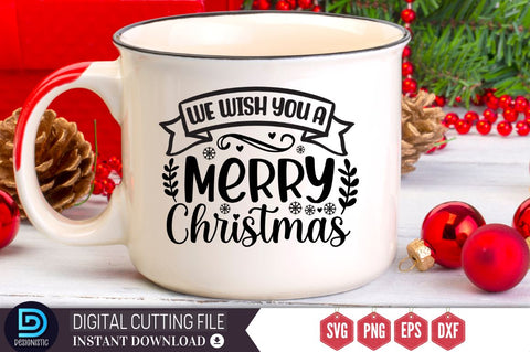 We wish you a merry christmas SVG SVG DESIGNISTIC 