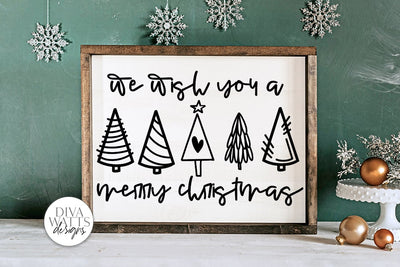 We Wish You A Merry Christmas SVG SVG Diva Watts Designs 