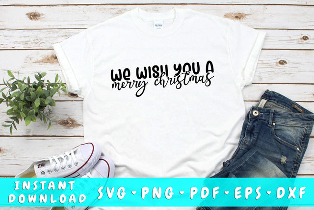 We Wish You A Merry Christmas SVG SVG HappyDesignStudio 