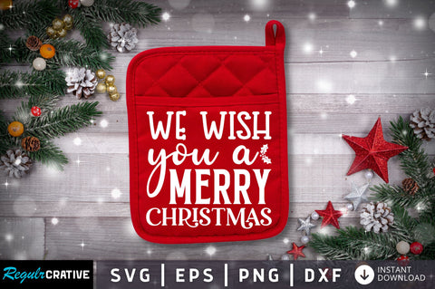 We wish you a merry christmas SVG SVG Regulrcrative 