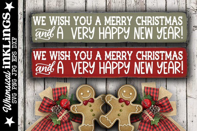 We Wish You A Merry Christmas SVG SVG Whimsical Inklings 