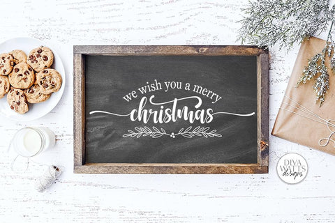 We Wish You A Merry Christmas SVG | Winter Design SVG Diva Watts Designs 