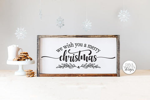 We Wish You A Merry Christmas SVG | Winter Design SVG Diva Watts Designs 