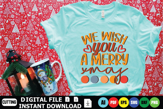 We Wish You A Merry Xmas SVG Shahin alam 
