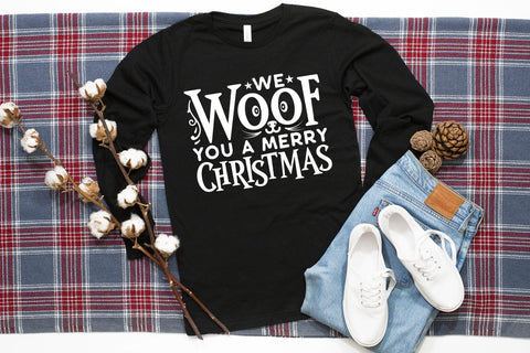 We Woof You a Merry Christmas Dog SVG Design SVG CraftLabSVG 