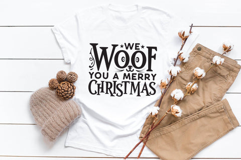 We Woof You a Merry Christmas Dog SVG Design SVG CraftLabSVG 