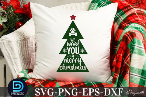 We woof you a merry christmas, Mega Christmas Dog SVG SVG DESIGNISTIC 