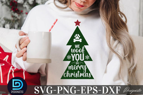 We woof you a merry christmas, Mega Christmas Dog SVG SVG DESIGNISTIC 