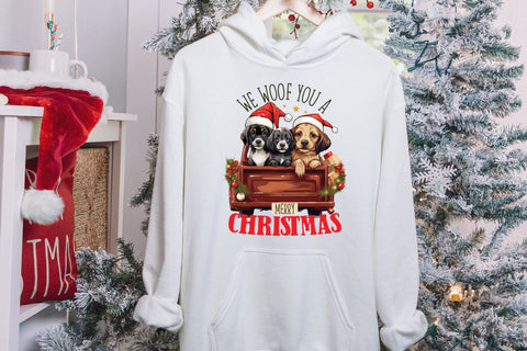 We Woof You a Merry Christmas PNG Sublimation CraftLabSVG 