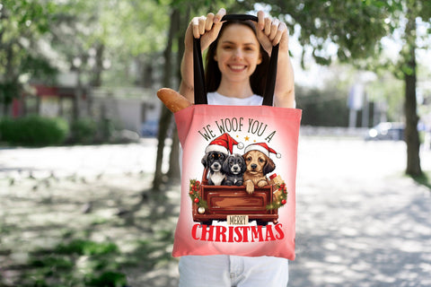 We Woof You a Merry Christmas PNG Sublimation CraftLabSVG 