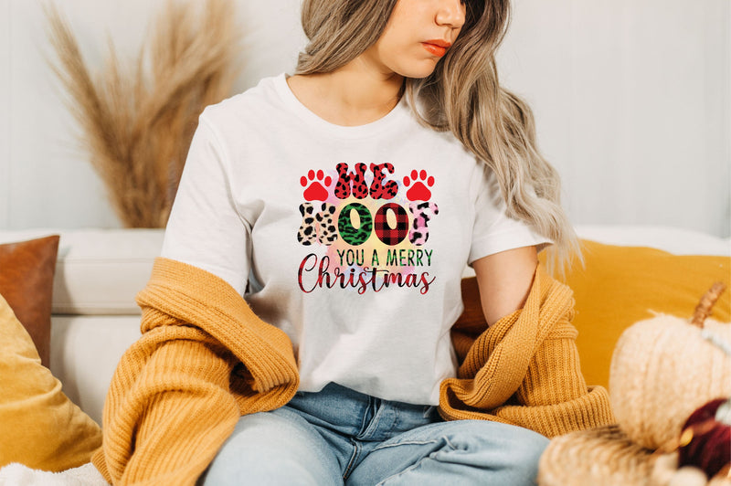 We Woof You A Merry Christmas Sublimation Sublimation SVGista 