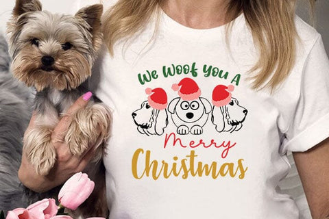 We Woof You A Merry Christmas SVG Angelina750 