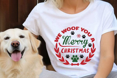 We Woof You A Merry Christmas SVG Angelina750 