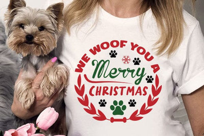 We Woof You A Merry Christmas SVG Angelina750 