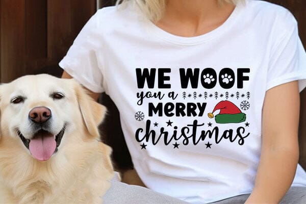 We Woof You A Merry Christmas SVG Angelina750 