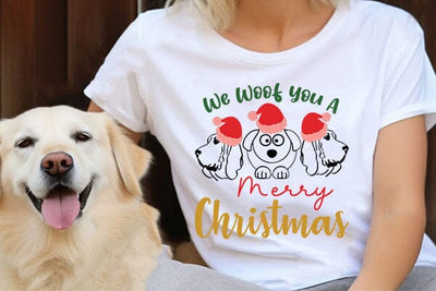 We Woof You A Merry Christmas SVG Angelina750 