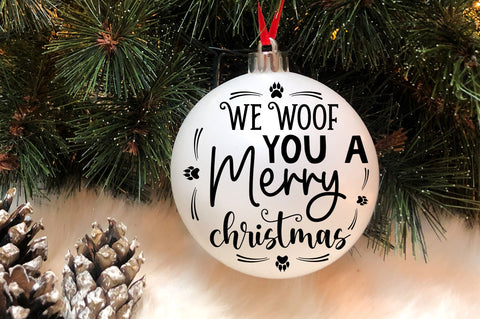 We woof you a merry christmas SVg Design SVG Regulrcrative 