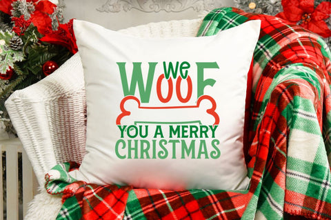We woof you a merry christmas SVG, We woof you a merry christmas SVG DESIGNISTIC 