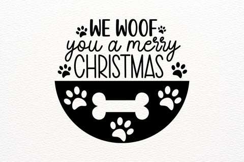 We woof you a merry SVG Design SVG Regulrcrative 