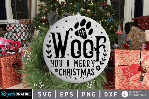 We woof you SVG Design SVG Regulrcrative 