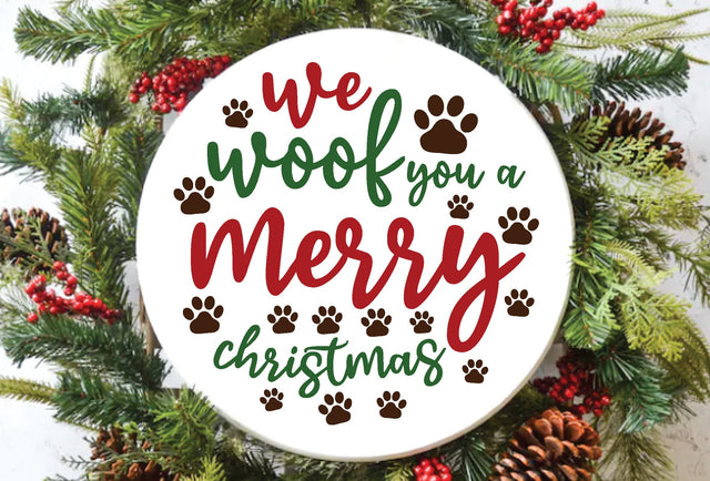 we woof youa merry christmas SVG md faruk hossain 