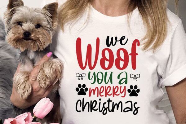 We Woofyou A Merry Christmas SVG Angelina750 