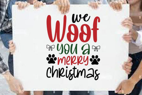 We Woofyou A Merry Christmas SVG Angelina750 