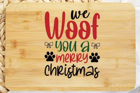 We Woofyou A Merry Christmas SVG Angelina750 