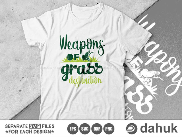 Weapons of grass destruction, Golf Ball Quotes Typography, Golf Quotes svg, svg, eps, dxf, png, Golf svg, Golf Ball svg SVG dahukdesign 