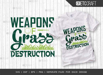 Weapons Of Grass Destruction SVG Cut File | Sports Svg | Golf Svg | Golf Lover Svg | Golfing Svg | Quote Design SVG ETC Craft 