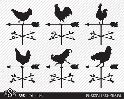 Weather Vane Bundle | Country SVG SVG Texas Southern Cuts 