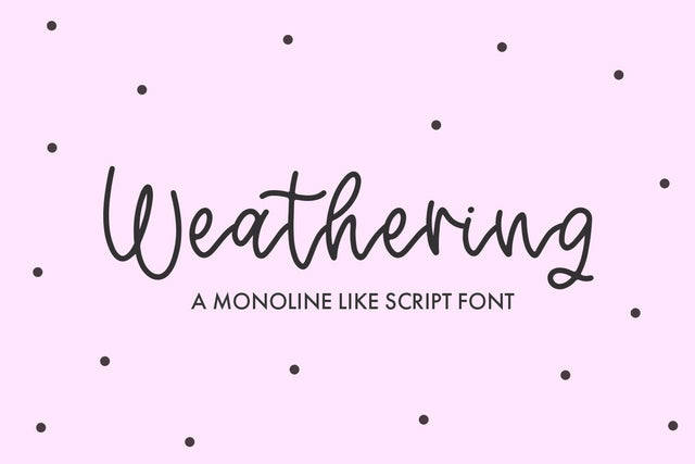 Weathering Script Font Font Freeling Design House 