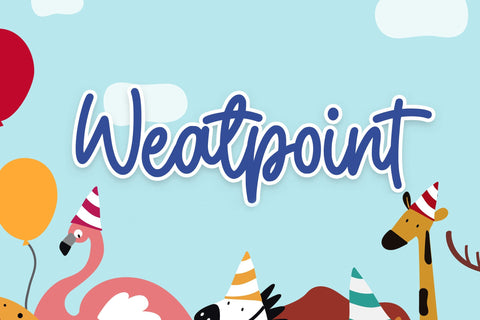 Weatpoint - Playful Script Font Font StringLabs 