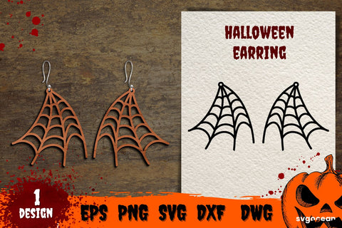 Web Earrings | Glowforge | Jewelry SVG SvgOcean 