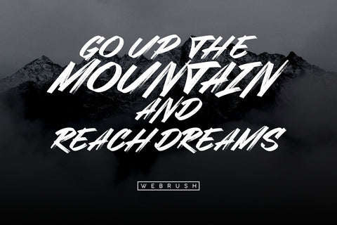 Webrush Font Garisman Studio 