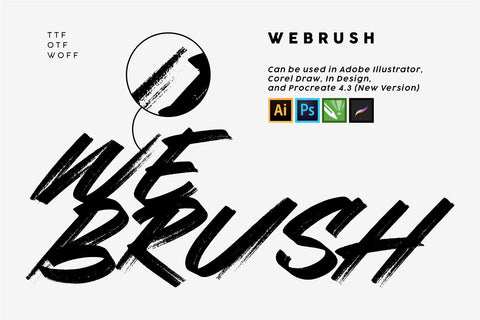 Webrush Font Garisman Studio 