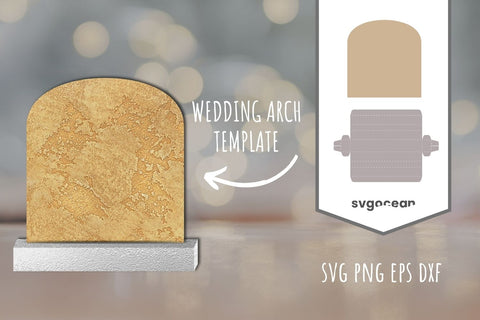 Wedding Arch SVG Cut File 3D Paper SvgOcean 