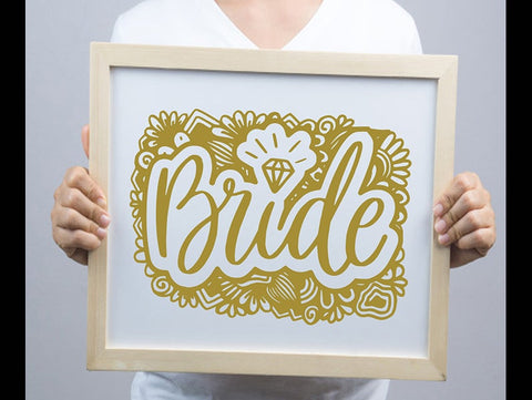Wedding Bride Flower SVG Johan Ru designs 