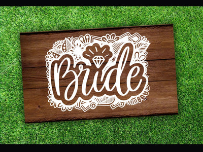 Wedding Bride Flower SVG Johan Ru designs 