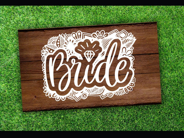 Wedding Bride Flower SVG Johan Ru designs 