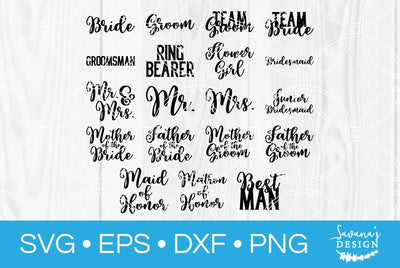 Wedding Bundle SVG SavanasDesign 