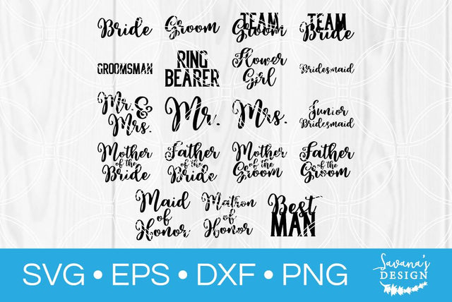 Wedding Bundle SVG SavanasDesign 